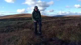Walking in Wicklow above Lough Tay (Guinness lake) with a painting of the view 😊