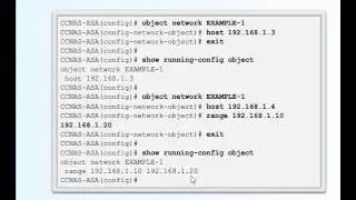 asa object and object group