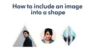 How to include an image into a shape