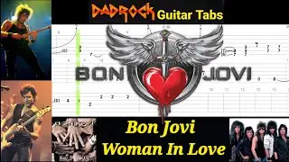 Woman In Love - Bon Jovi - Lead Guitar TABS Lesson