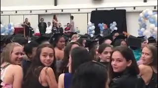Hilarious video dad embarrass sons at graduation