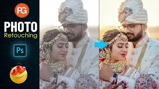 Wedding Couple Photo Editing in Photoshop || Photo Retouching || Photoshop Tutorial
