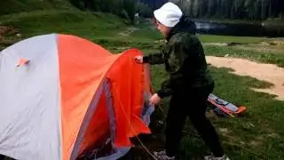 Как поставить палатку