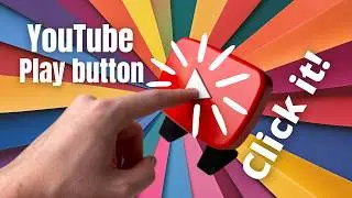 YouTube Play Button. You can PRESS ! #playbutton #3dprinted