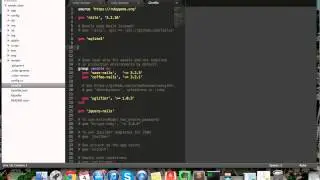 Starting a rails application. part 1