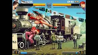 Mai vs Kung Fu Girl KOF EX Unlimited Match PLUS MUGEN