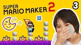 Super Mario Maker 2 EP3 Eep's Perilous Poison Passage Playthrough | Mother Goose Club Let's Play