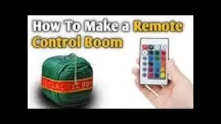 remote control bomb experiment   How To make Remote Control Boom 🔴