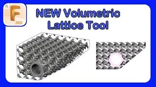 NEW Volumetric Lattice in Fusion 360 - Product Design Extension 