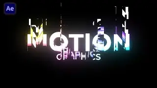 Advance Text Displacement Animation in After Effects - Motion Graphics Tutorial