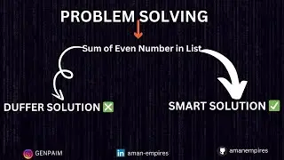 Sum of Even Number in List - Python Programming Tutorial 