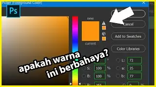 Tanda seru itu maksudnya apa ya? | Photoshop