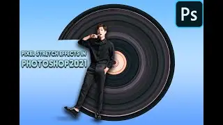 how to create a pixel stretch effects in photoshop|2021|
