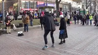 воздушная кукуруза с танцами на крещатике