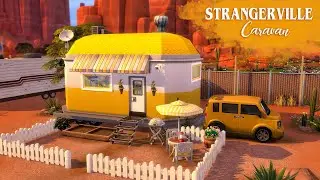 STRANGERVILLE CARAVAN Sims 4 || Speed Build || Simsbiosis