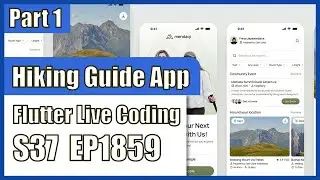 [Flutter] Flutter Live Coding EP1859 (Hiking Guide App Part 1)