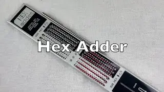Hexadecimal mechanical calculator from the 1970s
