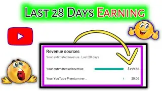 Last 28 Days Earning🤑 || My Last Month Earning #Alitechnical