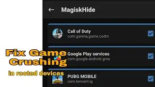 How to hide magisk to avoid game crush