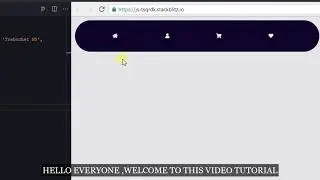 Navbar using pure html and css