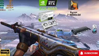 ✅ VALORANT - RTX 4080 White - Ryzen 7 9800X3D - 1080p Competitive Settings | FPS Benchmark Test