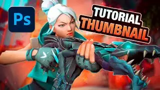 Como hacer una MINIATURA / THUMBNAIL de VALORANT | PHOTOSHOP