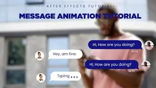 Creative Chat Motion Graphics Tutorial in After Effects