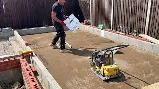 Full DIY annex construction from the foundations to completion, part 14
