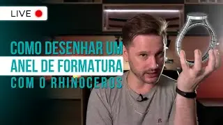 Como desenhar um anel básico de formatura no Rhinoceros.