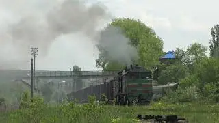 3ТЭ10М-1246А/1047А [CFM] Freight train | Грузовой поезд