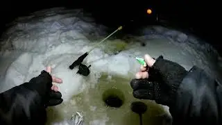 WINTER FISHING FOR PIKE-PERCH. FISHING FOR PIKE-PERCH WITH TULKA. FISHING ON THE VOLGA.