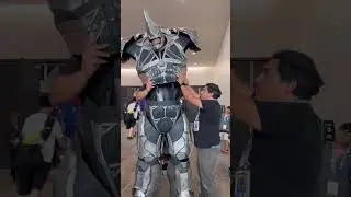 Suit up of Rhino for his first time at San Diego Comic Con 
