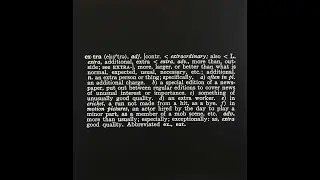 Joseph Kosuth | ‘Titled (Art as Idea as Idea)’ [extra] (Eng.-Ita.), 1967