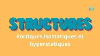 STRUCTURE - Portiques isostatiques & hyperstatiques - EXERCICE#1