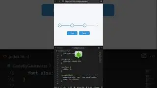 ✅ Step-by-Step Progress Bar Using HTML & CSS 