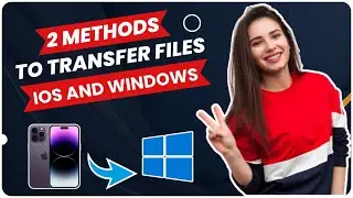 📲 How To Effortless Transfer Files: 📱iOS to Windows🖥️ | ✨ 2 Super-Fast Methods 🔥