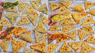 Afghan Bolani 4 Different Fillings بولانی با چهارمواد مختلف، تا تماشا نکنید باور نمیکنید
