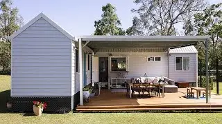 Amazing Stunning Single Mom’s TWO Off-Grid No-Loft Tiny Homes in Australia | Tiny House Concepts