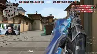 shroud talking about Valorant and CSGO.