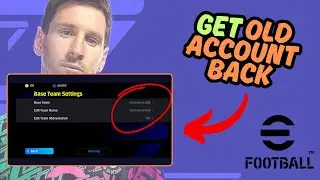 How To Get Back Old eFootball Account That Wasn't Linked To Konami ID