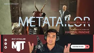MetaTailor to Unreal Engine 5 : Dressing a Samurai Metahuman