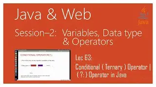 Conditional ( Ternary ) Operator in Java | ( ?: ) Operator in Java