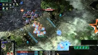 Insane baneling landmine by TLO - TLO vs Squirtle