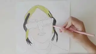 BİLLİE EİLİSH ÇİZİMİ✏️