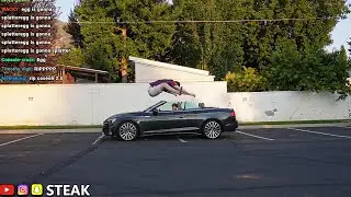 jumping over a car