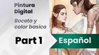 Juego de Hadas Parte 1 , Pintura Digital en español
