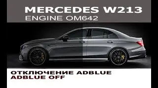 Mercedes w213 Отключение AdBlue (мочевины) / Program Adblue off Mercedes w213 OM654