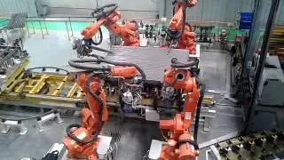Robotic Spot Welding for Load Body (4 Wheeler)