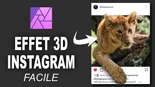 Montage 3D Instagram FACILE - TUTORIEL AFFINITY PHOTO