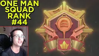 AS OLDUM ! ONE MAN SQUAD RANK 44. BÖLÜM - PUBG MOBILE